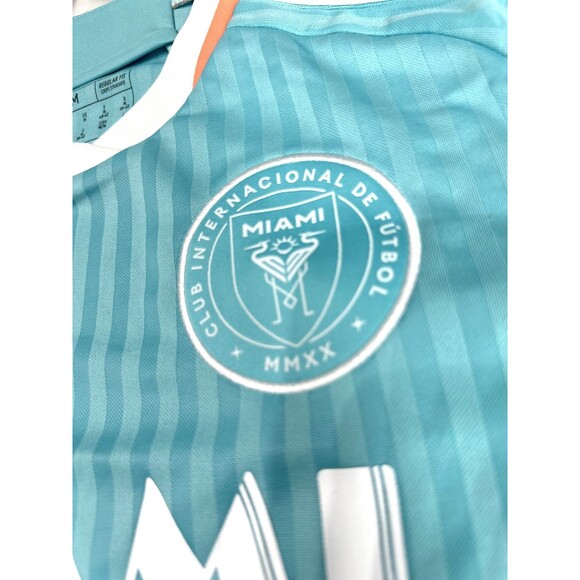 Adidas Messi Inter Miami FC Women's medium Jersey 2024 JE8080 New Authentic NEW - Picture 6 of 7